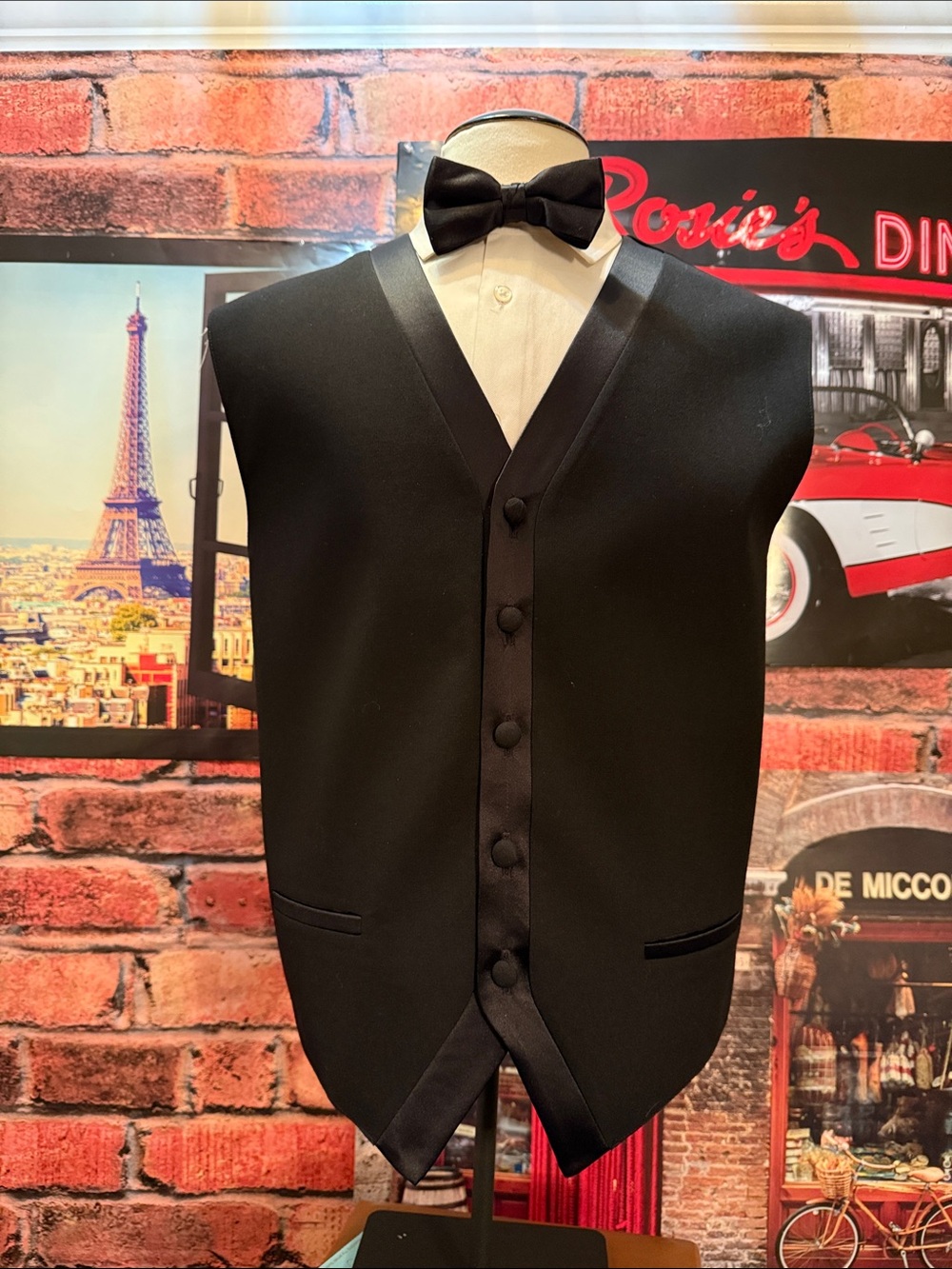 After Six Satin-Formal Vest